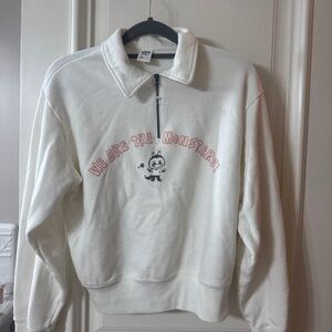 Uniqlo Labubu monsters zip sweatshirt